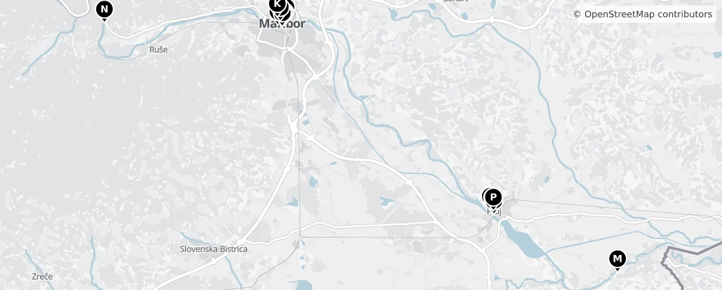 Map of Podravska regija