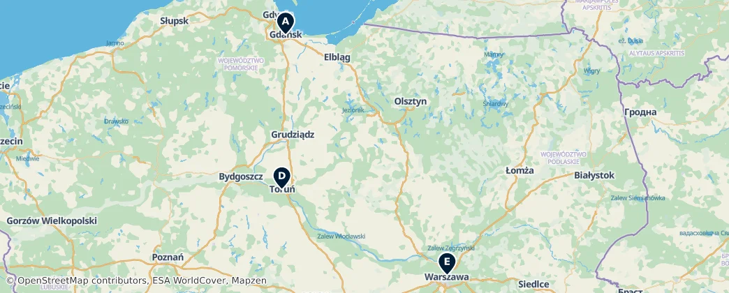 Map of Pologne