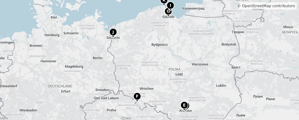 Map of Pologne