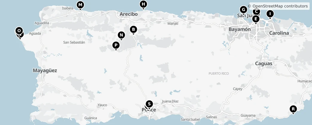 Map of Porto Rico
