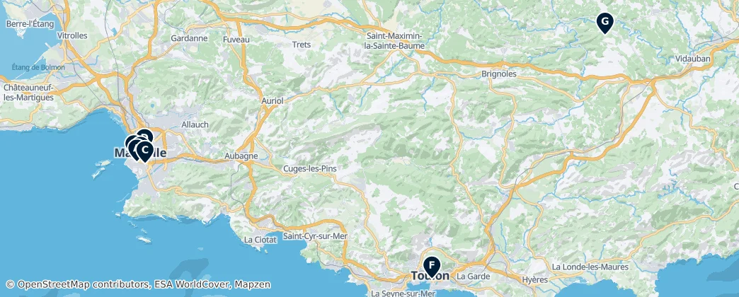 Map of Préalpes de Provence