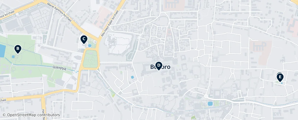 Map of Province de Boukhara