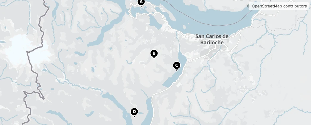 Map of Province de Río Negro