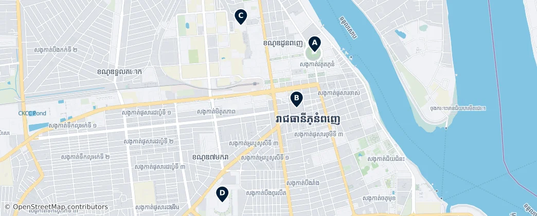 Map of Khan Toul Kork