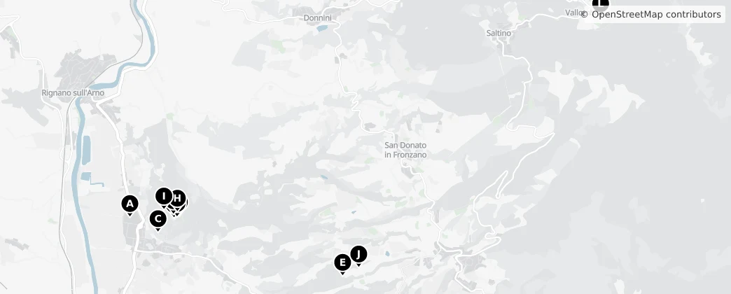 Map of Reggello