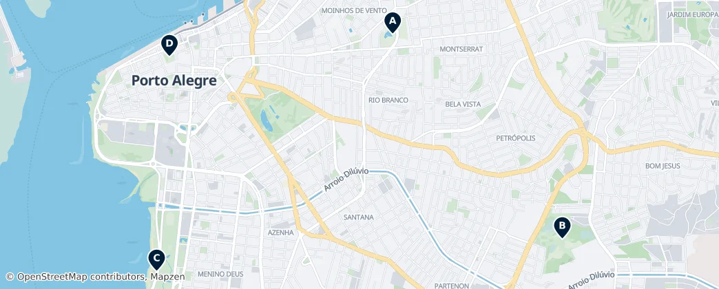 Map of Região Geográfica Imediata de Porto Alegre