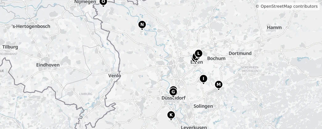 Map of District de Düsseldorf