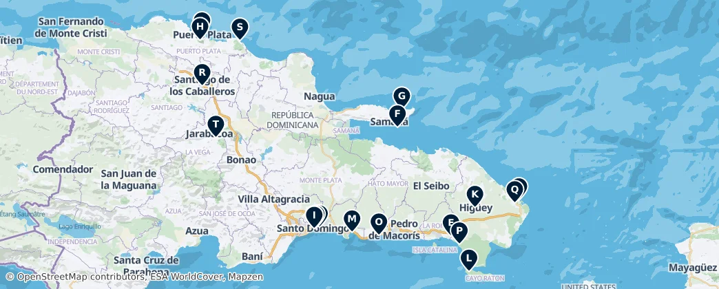 Map of République Dominicaine