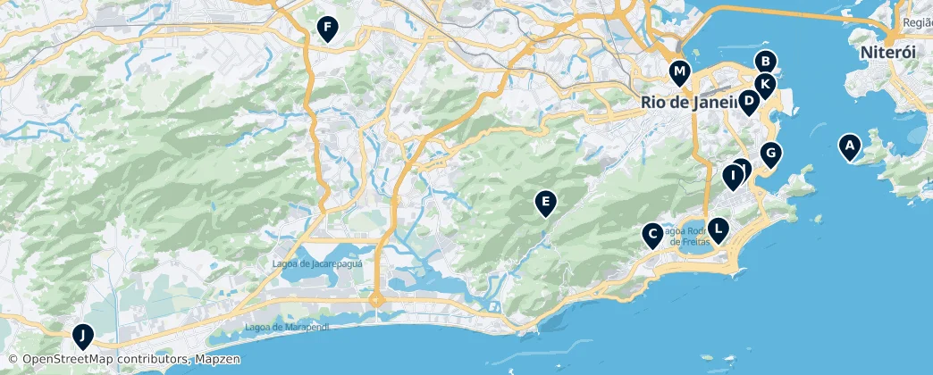 Map of Microrregião Rio de Janeiro