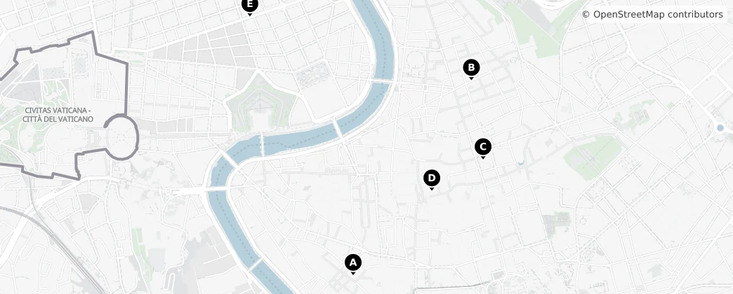 Map of Rome