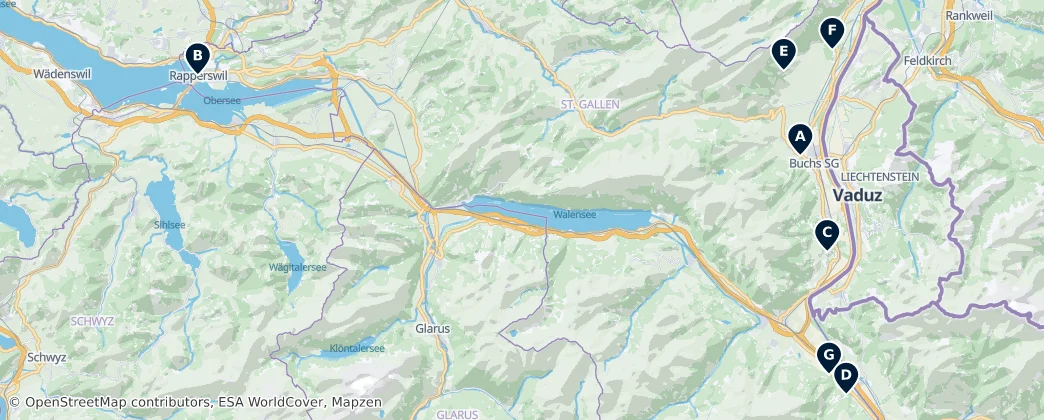 Map of Saint-Gall