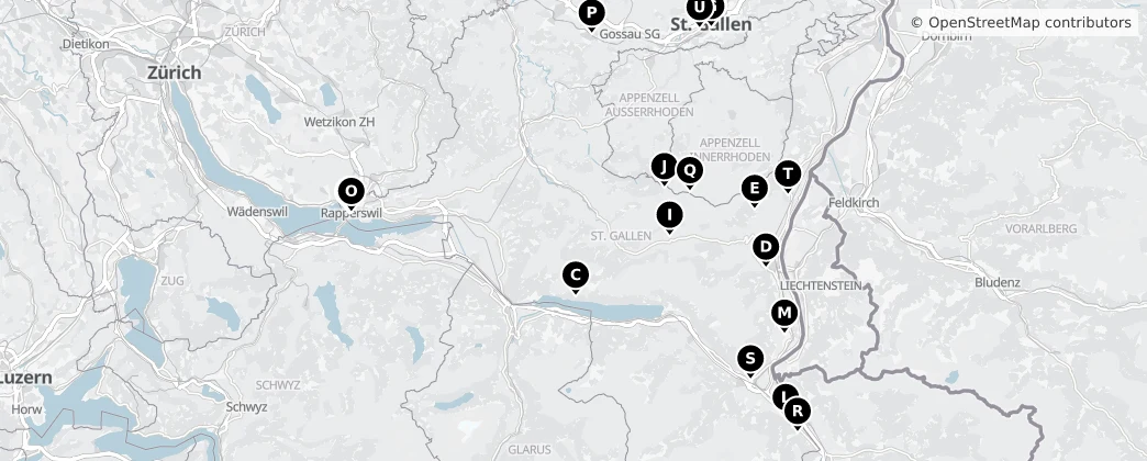 Map of Saint-Gall