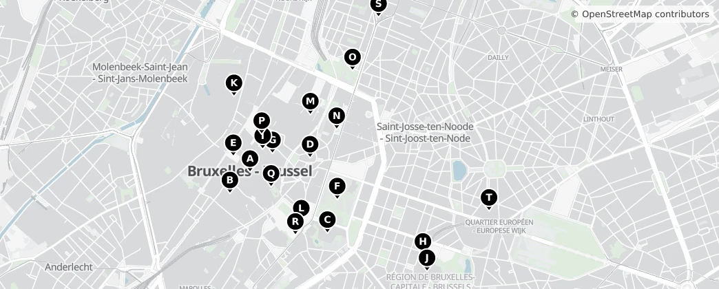 Map of Saint-Josse-ten-Noode