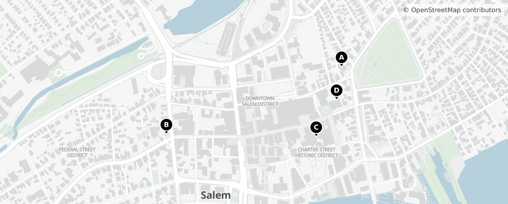 Map of Salem