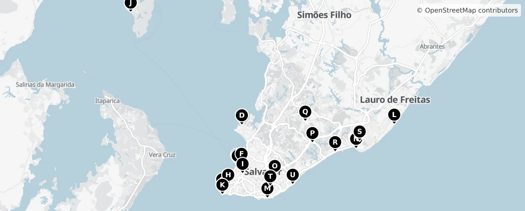Map of Salvador