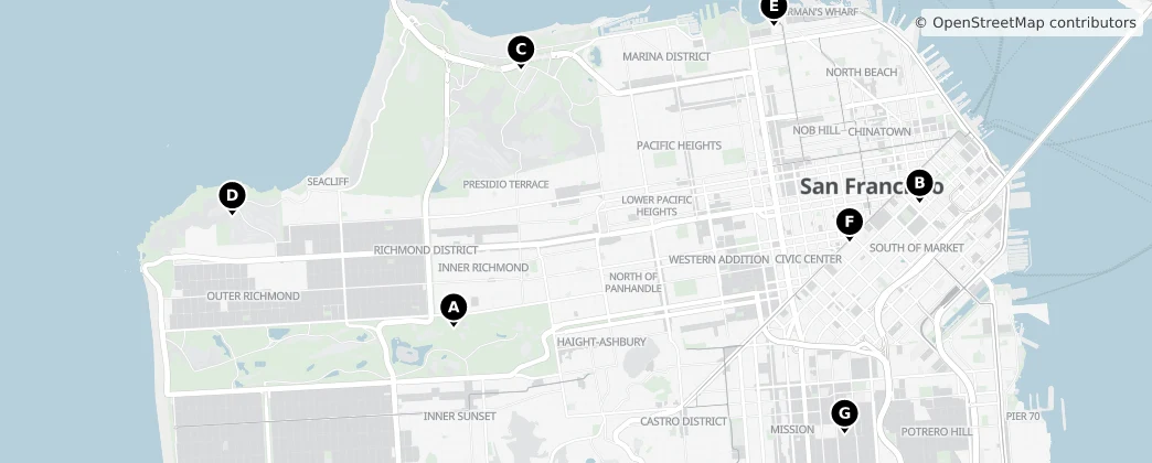 Map of San Francisco