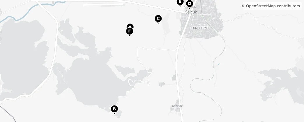 Map of Selçuk