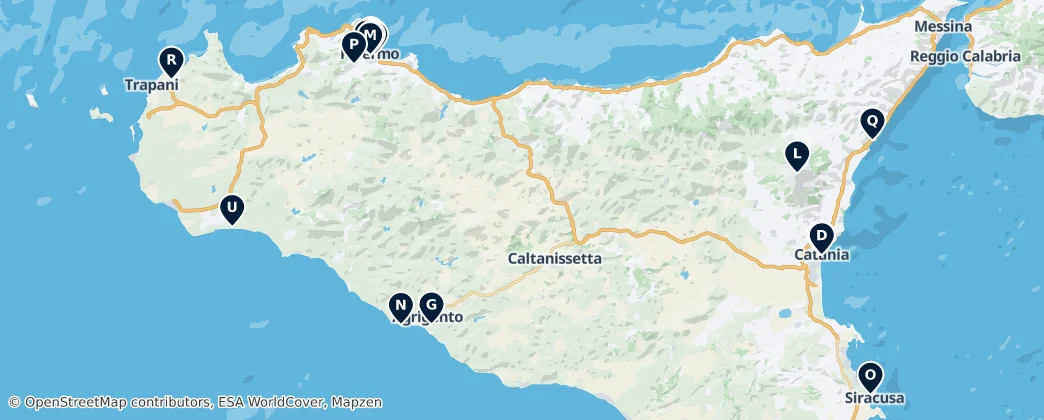 Map of Isola di Sicilia