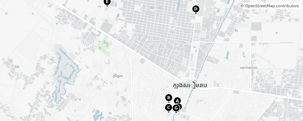 Map of Siem Reap