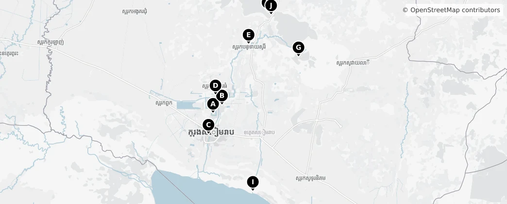 Map of Siem Reap