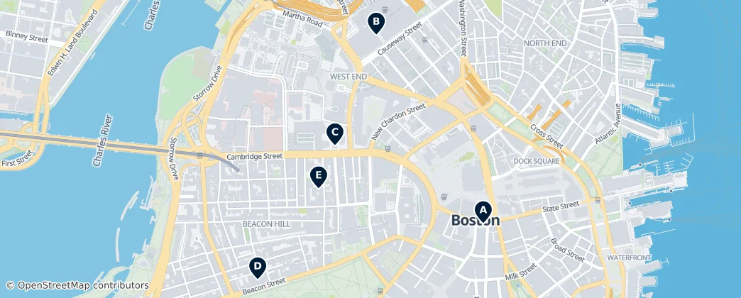 Map of South Boston