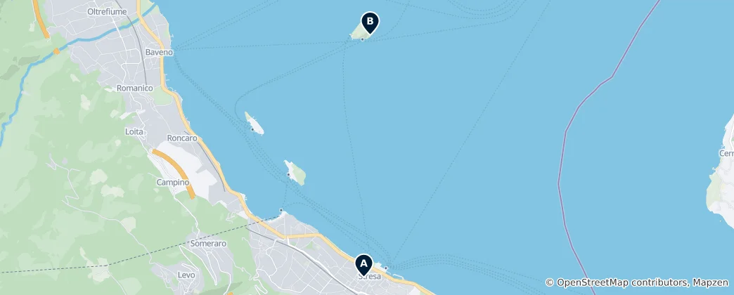 Map of Stresa
