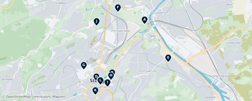 Map of Stuttgart