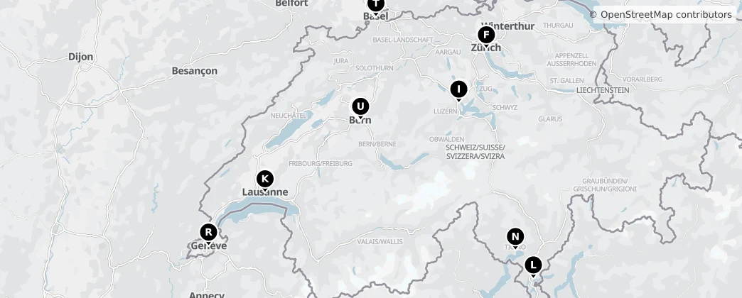Map of Suisse