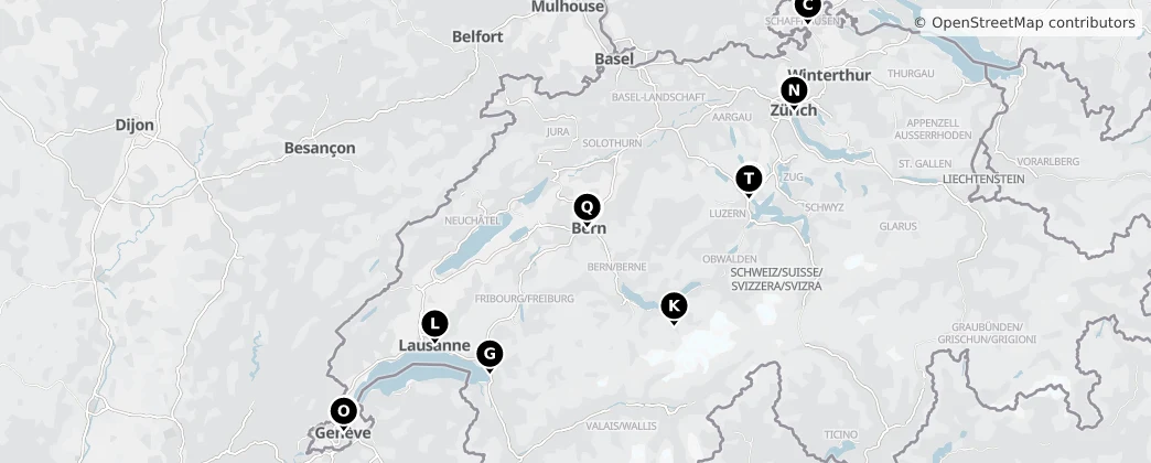 Map of Suisse
