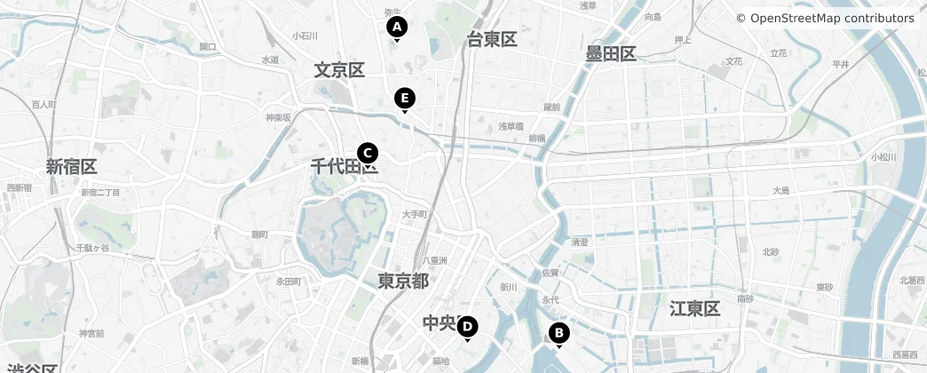 Map of Sumida