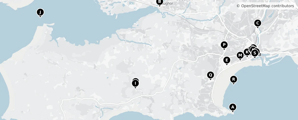 Map of Swansea