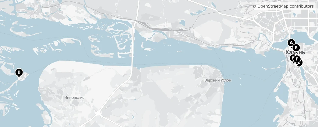 Map of Tatarstan