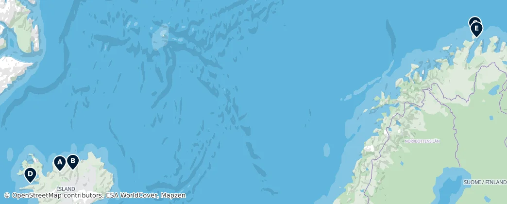 Map of Tchoukotka