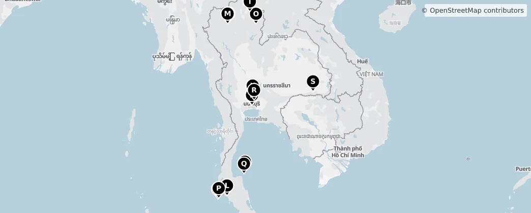 Map of Thaïlande