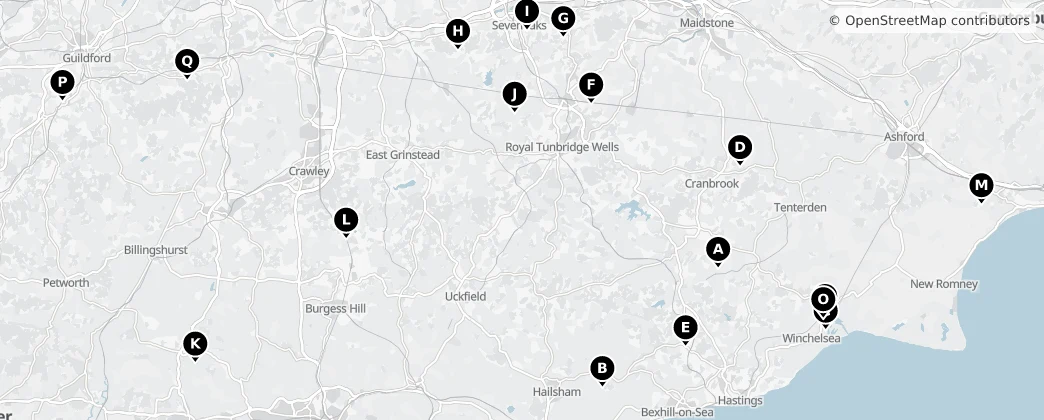 Map of Weald