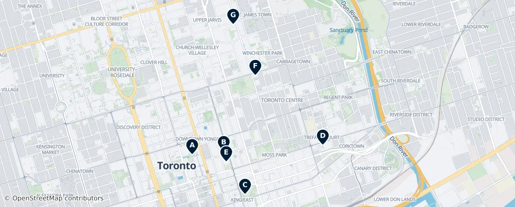 Map of Toronto-Centre