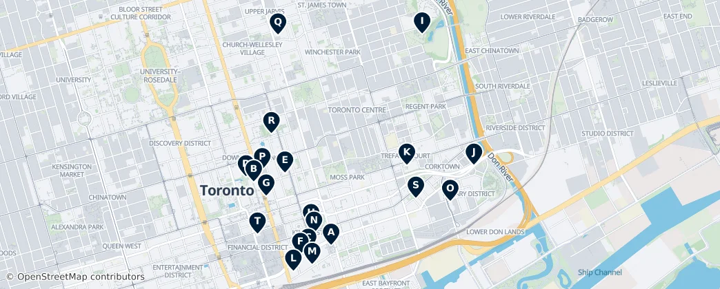 Map of Toronto-Centre