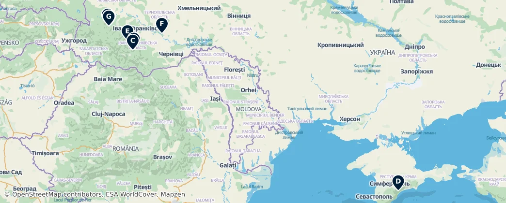 Map of Ukraine