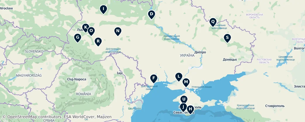 Map of Ukraine