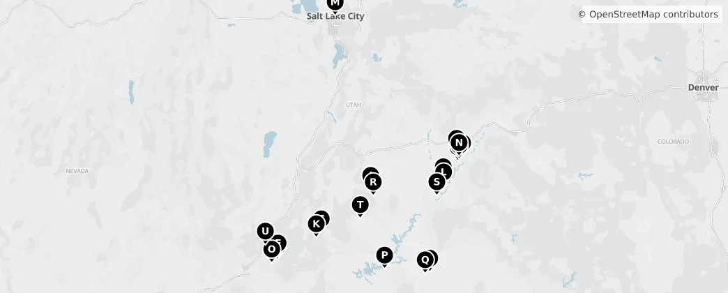 Map of Utah
