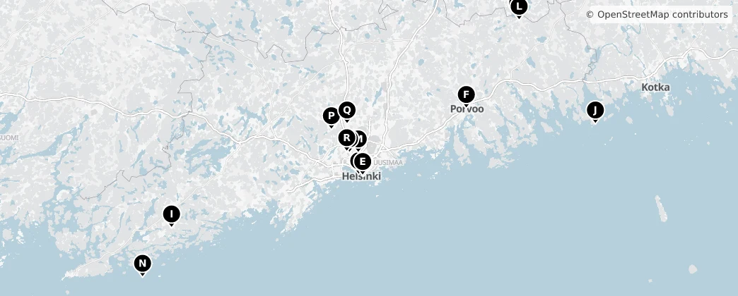 Map of Uusimaa
