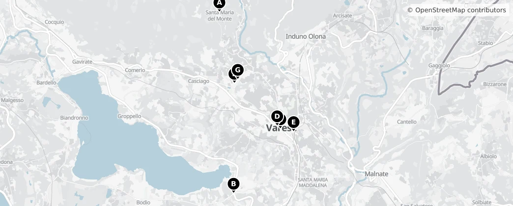 Map of Varèse