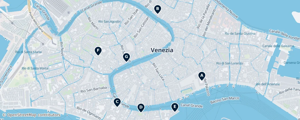 Map of Venezia