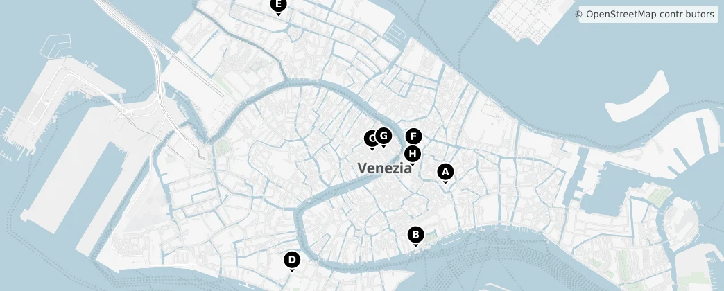 Map of Venezia