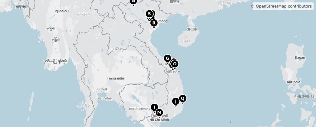 Map of Viêt Nam