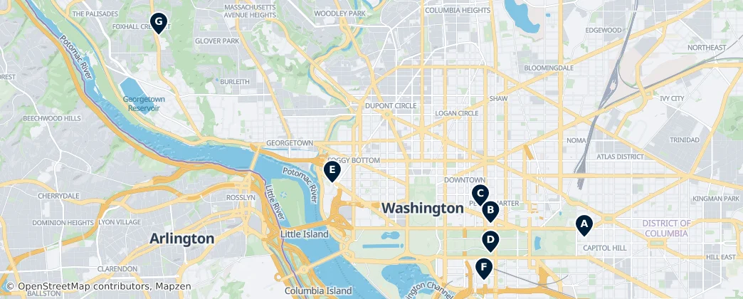 Map of Washington