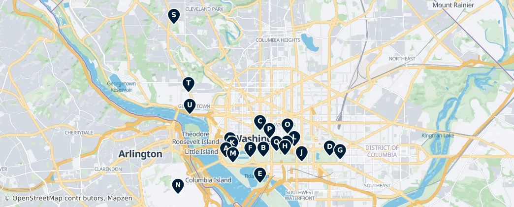 Map of Washington