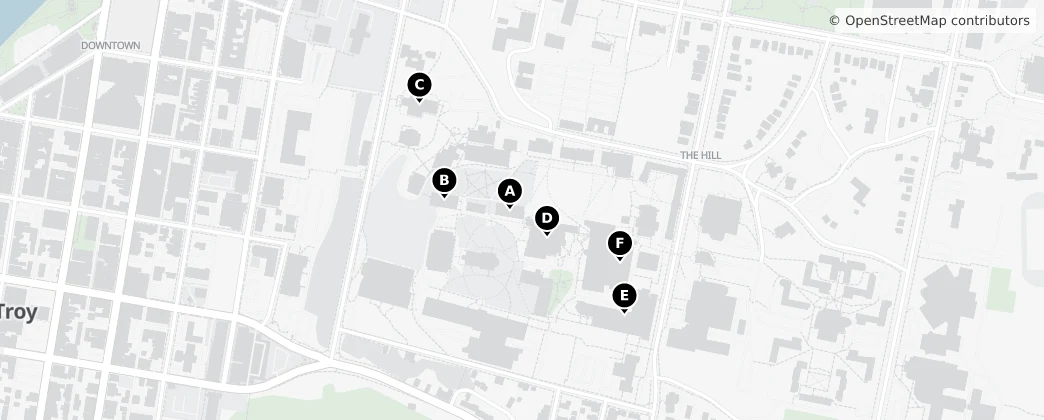 Map of Watervliet