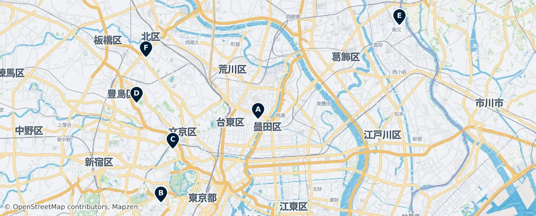 Map of 武蔵国