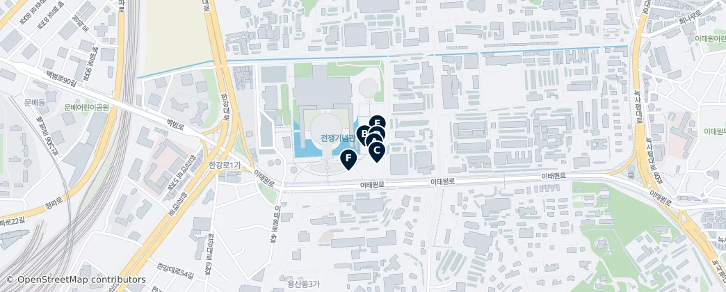 Map of Yongsan-dong 3-ga